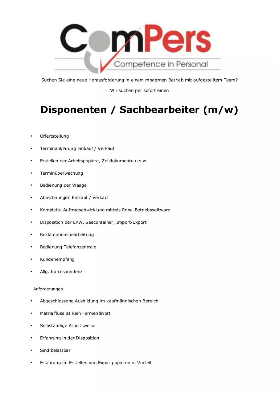 Document preview - Disponenten_Sachbearbeiter_m_w.pdf - Page 1/1