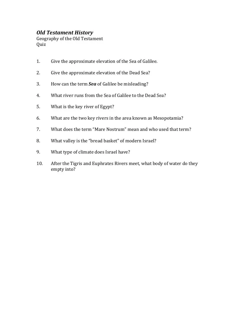 Document preview - Lesson 1 Quiz - Geography.pdf - Page 1/1