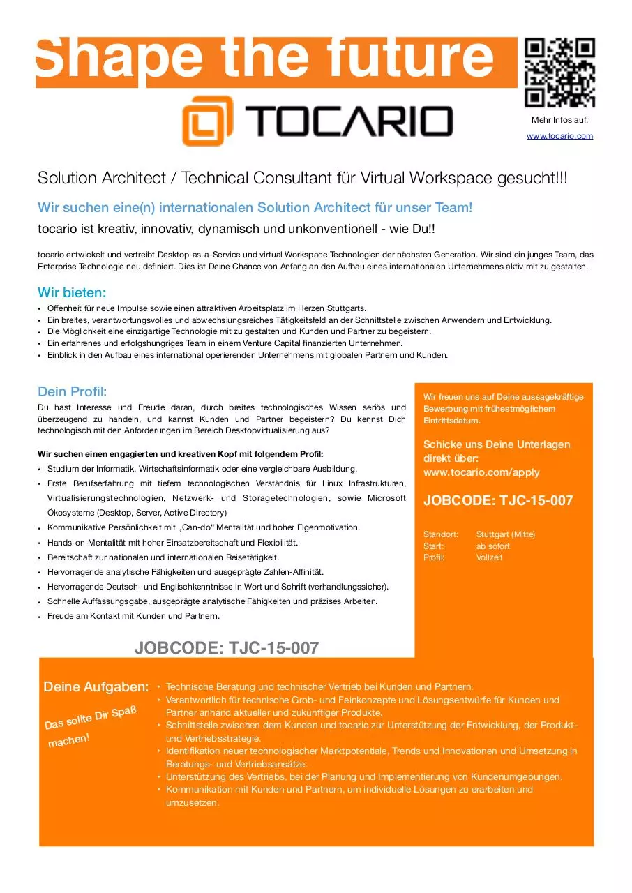 Document preview - Solution Architect.pdf - Page 1/1