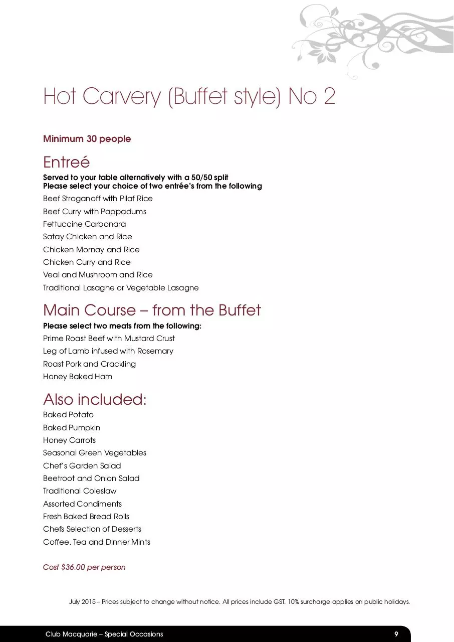 Document preview - SpecialOccasions Hot Carvery buffet No.2.pdf - Page 1/1
