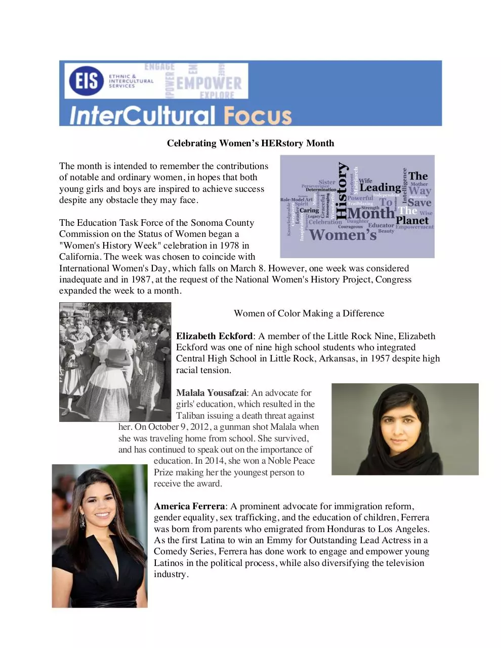 Document preview - Newsletter- Women's HERstory Month.pdf - Page 1/1