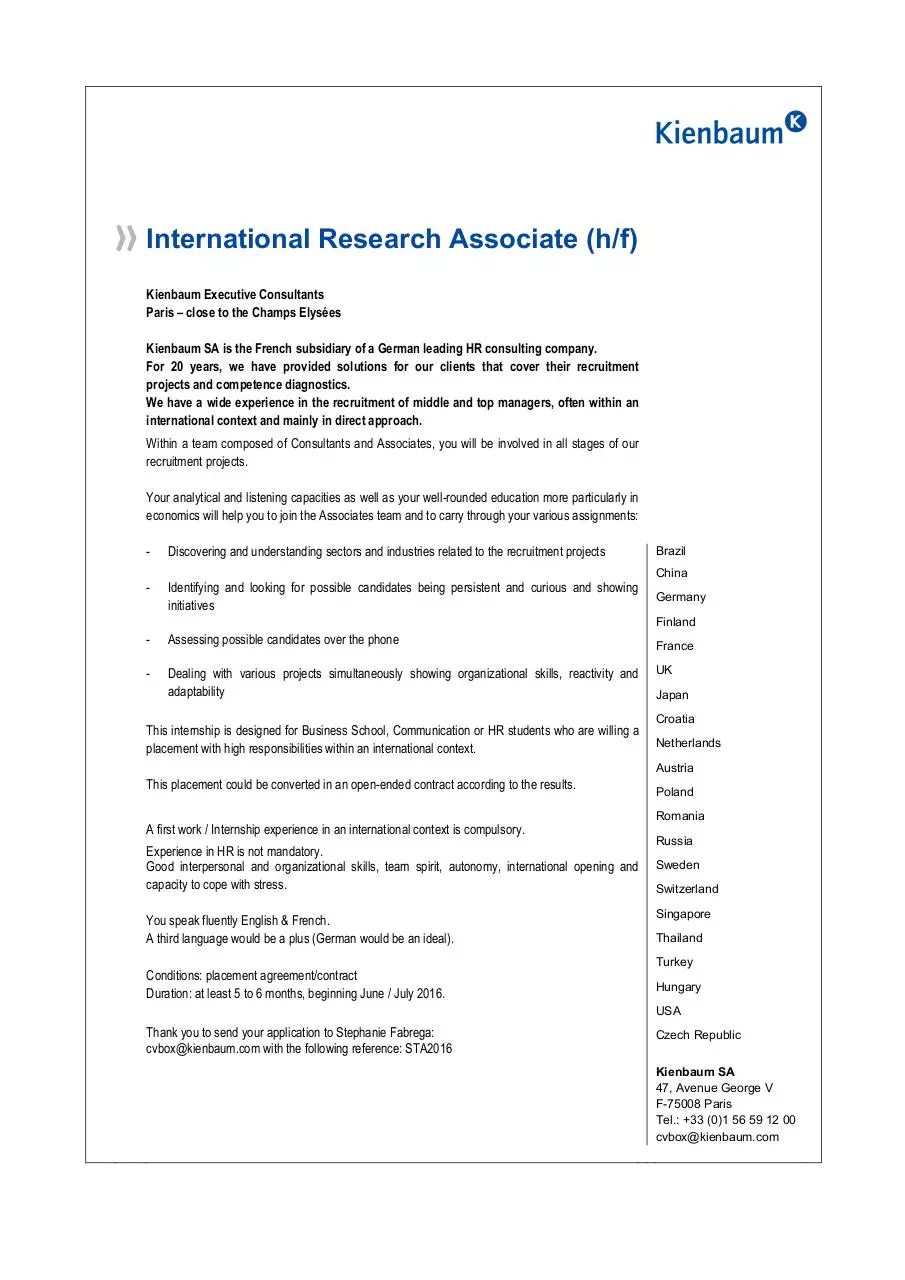 Document preview - Placement International Research Associate.pdf - Page 1/1