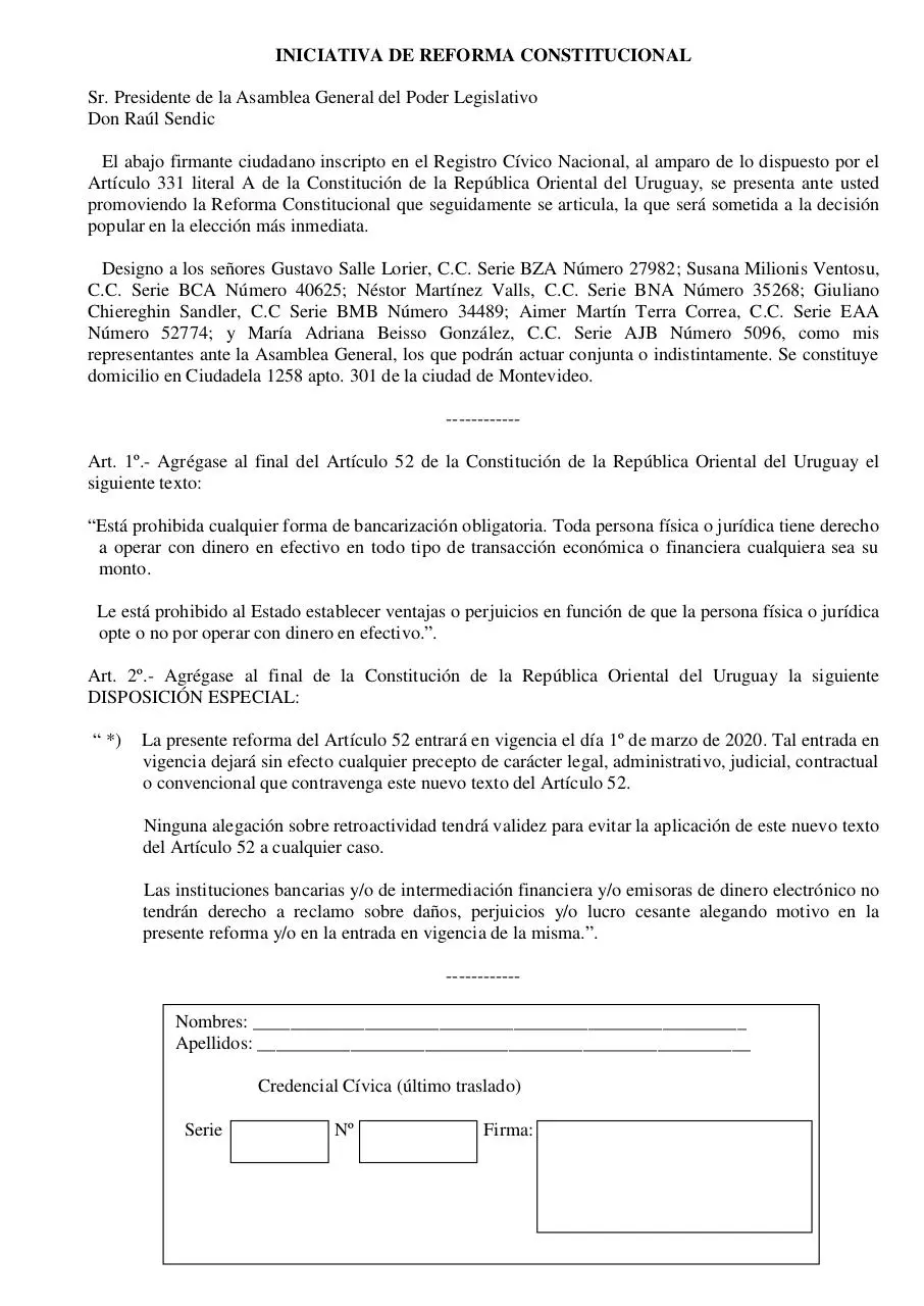 Document preview - iniciativa de reforma constitucional.pdf - Page 1/1
