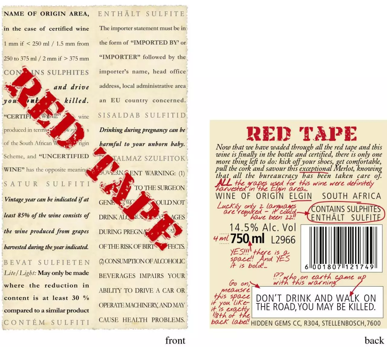 Document preview - Red Tape final label.pdf - Page 1/1